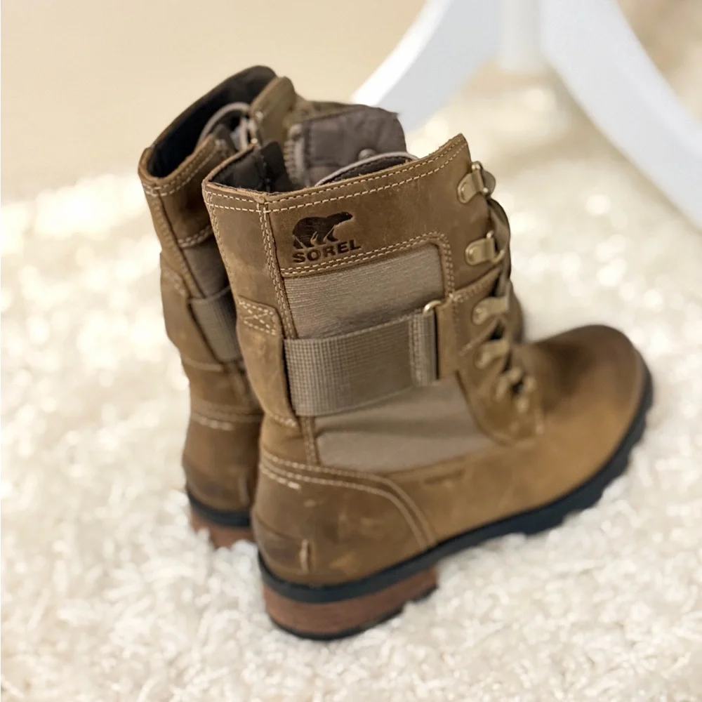 Sorel Brown Combat & Moto Boots - Picture 4 of 8